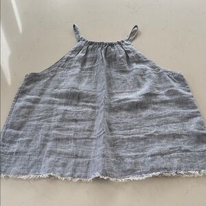 Anthropology Maeve Sleeveless Blue Sparkle Women's Tank Size: M NWOT ✨